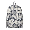 thumbnail image 3 of Sunflower Floral Print Backpack for School College and Work, Large Capacity Bookbag with Laptop Compartment, Durable Everyday Backpack for Commuting and Travel, Flowers Design Unisex Gift, 3 of 5