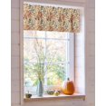 thumbnail image 4 of Fall Valances for Windows, Fallen Leaves Retro Leaf Plant Linen Texture Rod Pocket Short Window Valance Curtains Holiday Window Treatment for Kitchen Living Room Bathroom, 54"x18", 4 of 6