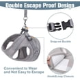 thumbnail image 3 of TETOU Cat Harness and Leash Set for Walking Adjustable Vest with Reflective Strap for Pet Kitten Puppy, 3 of 8