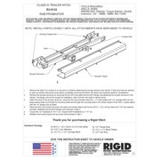 Rigid Hitch (R3-0132) Class III, 2 Inch Receiver Trailer Hitch, fits 2014-2021 Ram Promaster, Made in USA