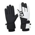 thumbnail image 5 of BAOSITY Winter Ski Gloves Snowboard Gloves Touchscreen Mittens for Cold Weather Lightweight Warm Thickened Gloves for Outdoor Cycling Black White, 5 of 8