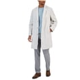 thumbnail image 1 of Alfani Mens Bruno Regular Fit Textured Pea Coat, Grey, Medium, 1 of 1