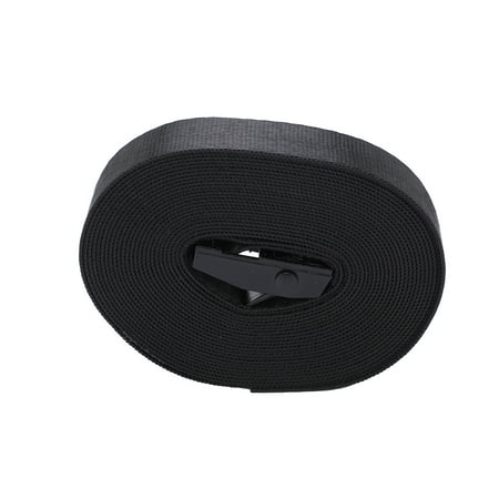 

2024 2pcs Tie Down Strap Black Zinc Alloy Press Buckle Bandage 25mm Binding Tightening Rope1 Meter
