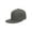 Dark Gray, variant on Top Headwear Flat Bill Adjustable Snapback Cap - Gold