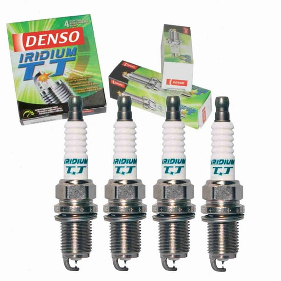 4 pc DENSO Iridium TT Spark Plugs compatible with Kia Sportage 2.4L L4 2011-2017