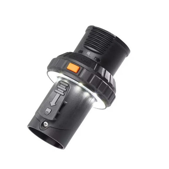 1-7/8 in. LED Lighted Passthrough Accessory Cuff Shop Vac Attachment for RIDGID Wet Dry Vacuum Hoses and Wands