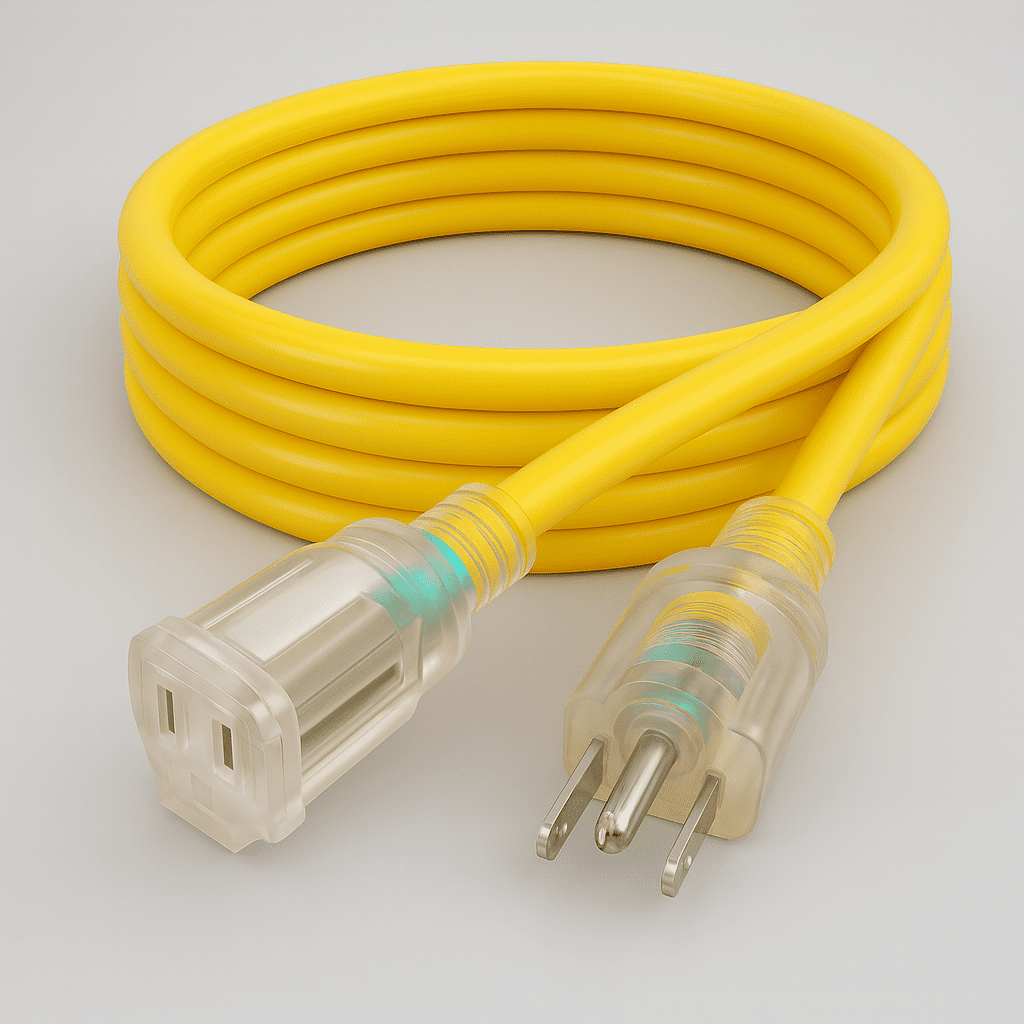 50ft 12 Gauge-3 Conductor Outdoor Extension Cord with Indicator Light U.L.