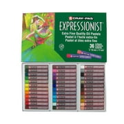 Sakura Cray-Pas Expressionist Extra Fine Non-Toxic Oil Pastel, 2-3/4 x 7/16 in, Assorted Color, Set of 36