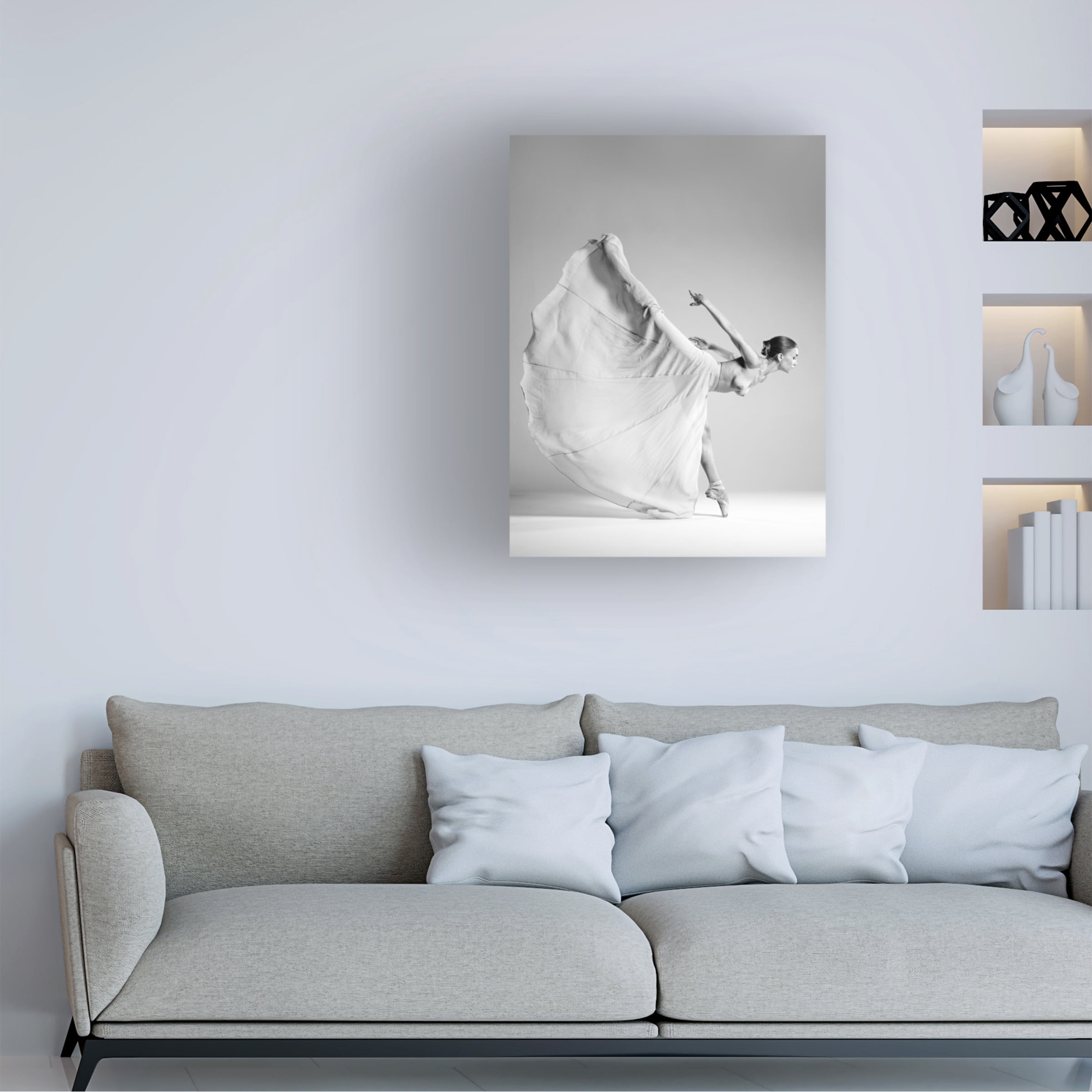 Trademark Fine Art Unknown Artist Woman Dancing Canvas Wall Art - 35x47