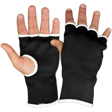 DXM SPORTS Boxing MMA Hand Wraps Inner Gloves - S/M, Black