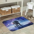 thumbnail image 7 of Pofeuu Astronauts Start Running Print Flannel Doormats Rug16"x24"Rug Washable Doormats Indoor Outdoor Rugs for Layered Front Door Mats, Porch, Kitchen, Entryway, 7 of 7