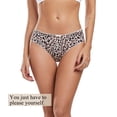 thumbnail image 6 of CF Leopard Print Womens Underwear Sexy Lace Bikini Panties Pack Stretch Women's Hipster Panties, Soft Comfort Ladies briefs Smooth Animal Print Underpant(4B,M), 6 of 7