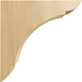 thumbnail image 3 of Ekena Millwork 1 3/4"W x 8"D x 8"H Medium Olympic Wood Bracket, Red Oak (2-Pack), 3 of 4