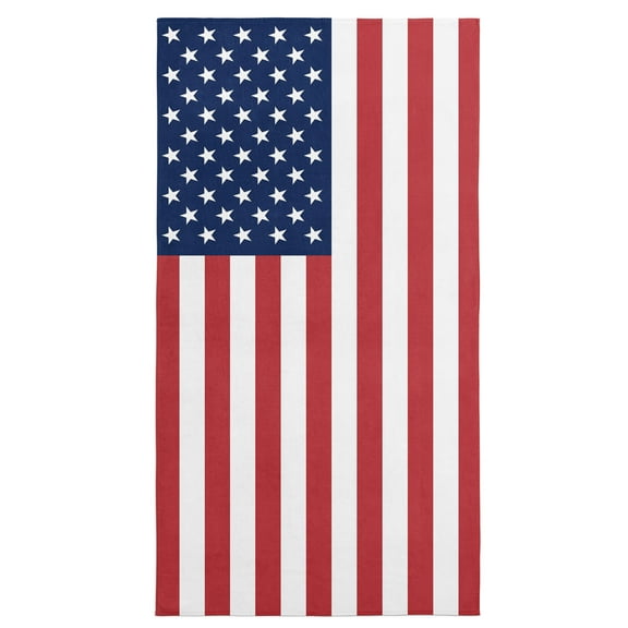 USA Flag Beach Towel 30x60 inches
