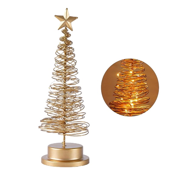 ZPAQI Christmas Tree with Lights LED Artificial Tree Star Toppers for Indoor Outdoor