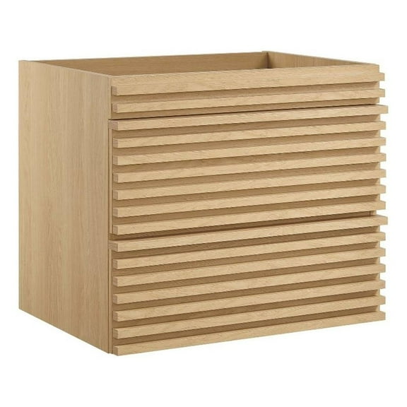 Render 24" Wall-Mount Bathroom Vanity Cabinet-EEI-4338-OAK