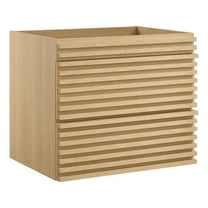 Render 24" Wall-Mount Bathroom Vanity Cabinet-EEI-4338-OAK