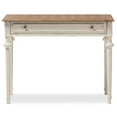 thumbnail image 3 of Bowery Hill Contemporary French Provincial Writing Desk in White, 3 of 8