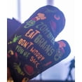 thumbnail image 4 of Zombies Eat Brains Don't Worry You're Safe Oven Mitt Funy Halloween Undead Sarcastic Kitchen Glove, 4 of 9