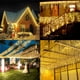 thumbnail image 4 of Cortina de luces Led de carámbano para decoración navideña, guirnalda de calle para exteriores, casa, invierno, boda, Año Nuevo, 2023, 2024 V, UE, 220, 4 of 4