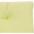 thumbnail image 4 of The Gripper Non-Slip Tufted Bench Cushion for Indoor Furniture, Entryway Storage, Bay Window, Corner Nook or Piano Seat, 30 Inches, Yellow, 4 of 5