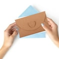 thumbnail image 1 of unbranded 40Pcs Kraft Paper Envelopes Khaki Color with Retro Style for Letter Writing, 1 of 6