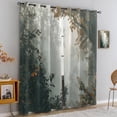 Mist Forest Blackout Curtains, Woodland Landscape Drapes for Bedroom ...