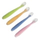thumbnail image 2 of 4 cucharas de silicona para alimentación de bebés, cucharas de autoalimentación de entrenamiento, seguras para niños, cucharas de aprendizaje molar, colores aleatorios., 2 of 7