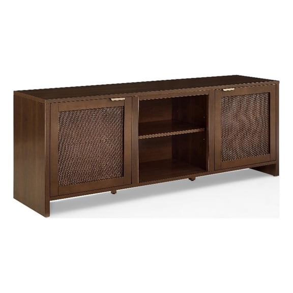 Kenji Modern Entertainment Center with Storage for 65" TVs in Brown