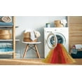 thumbnail image 2 of Ahgly Company Machine Washable Indoor Rectangle Transitional Neon Red Area Rugs, 3' x 5', 2 of 7