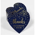thumbnail image 2 of Inkdotpot Pack Of 50 Real Gold Foil Paper Tags Thanks For Celebrating With Me Birthday Favor Hang Tags, 2 of 6