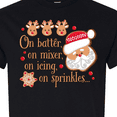 thumbnail image 4 of Inktastic On Batter on Mixer on Icing on Sprinkles Christmas Cookies T-Shirt, 4 of 5
