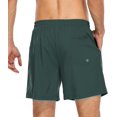 thumbnail image 3 of SURJDE Mens Swim Trunks Quick Dry Mens Board Shorts Bathing Suits Mens Swim Trunks with Compression Liner, 3 of 5