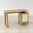 thumbnail image 5 of Home Office, Study Room Kathy 47" Manufactured Wood Writing Desk, 5 of 7