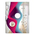 thumbnail image 2 of DESIGN ART Designart 'Nebulous Waves 10' Mid-Century Mirror - Large Printed Wall Mirror 27.5in.x39.5in., 2 of 5
