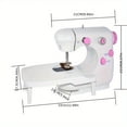 thumbnail image 3 of Electric small handheld tabletop thickness sewing machine Household multi-functional sewing machine Electric micro-sewing machine household electric multi-functional thickness sewing machine, 3 of 8