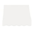 thumbnail image 2 of Awntech 3.38 Ft Nantucket Curved Slope Fixed Awning Canopy (40.5in x 31in x 24in), White, 2 of 2