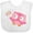 AA-White, variant on Inktastic Pink Owl and Butterfly Girls Baby Bib