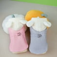 thumbnail image 6 of vnanda Pet Coat with Traction Loop Pet Cotton Coat Button Closure Comfortable Cute Plush Ear Hat Pet Hooded Jacket with Traction Ring for Winter, 6 of 8