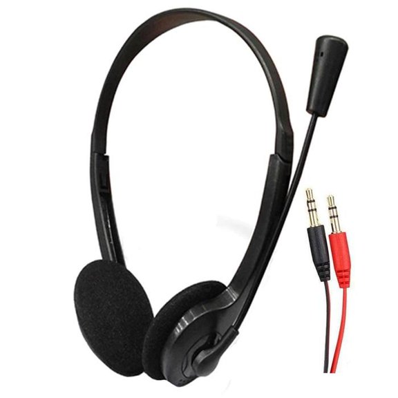 Auricular Cómodo CallPro 4 Pzs Negro Jack 3.5mm Cable 2.m 36dB 20Hz a 20000Hz HotShot MXMXL-004