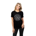 thumbnail image 2 of When In Doubt Travel Women's Fashion Relaxed T-Shirt Tee Heather Black Large, 2 of 5