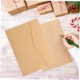 thumbnail image 3 of OUNONA 1Set Party Envelope Light Brown Kraft Paper Envelope for Writing Use, 3 of 8