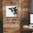 thumbnail image 5 of Epic Graffiti 'Cow' by Ashley Justice, Giclee Canvas Wall Art, 12"x12", 5 of 8