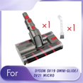 thumbnail image 1 of For Dyson SV19 OMNI-GLIDE/SV21 MICRO Double Roller Brush Vacuum Head Replace Motor Head Soft Roller, 1 of 5