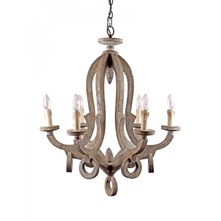Parrot Uncle Rustic 6-Light Wooden Candle Style Chandelier Pendant Parrot Uncle Rustic 6-Light Wooden Candle Style Chandelier Pendant Light ,Antique Wood - Parrot Uncle Rustic 6-Light Wooden Candle Style Chandelier Pendant