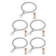 thumbnail image 2 of ZLight P Snake Chain Collar Firm And Gentle Metal Dog Collar For Effective Training Good Hardness 5Set, 2 of 6