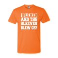 thumbnail image 1 of Adult I Flexed And The Sleeves Blew Off Funny Gym Workout Deluxe T-Shirt, 1 of 1