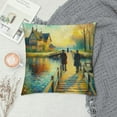 thumbnail image 2 of Expressionism Pillow Covers Art Painting Pillow Cases Velvet Decorative Cushion Covers, 2 of 5