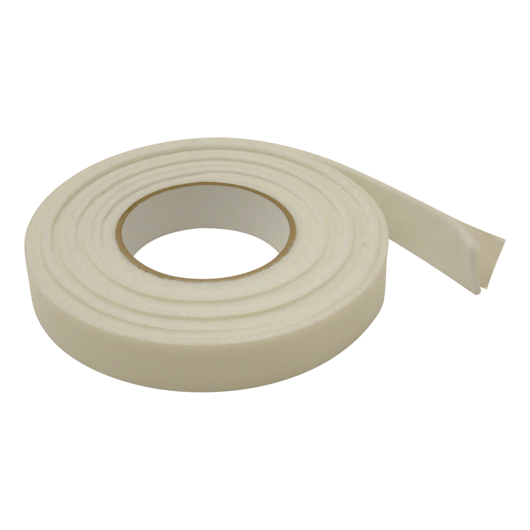 Felt Adhesive Tape White Scratch Protection 10m Long 2mm Thick 6-30mm Wide BAW 