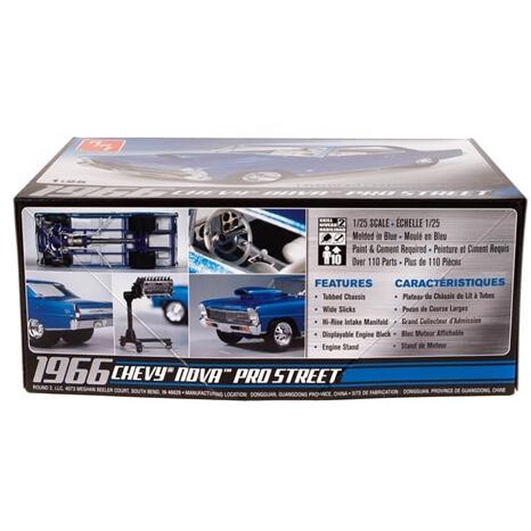 Round 2, Model Kit, 1/25 Scale AMT 1966 Chevy Nova Pro Street
